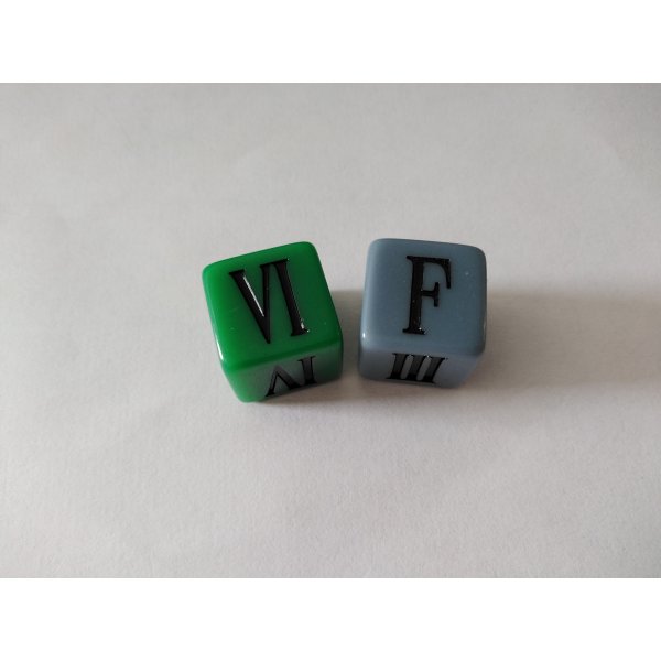 Final Fantasy Dicepack - 15 mm D6 W&uuml;rfelpack (Water &amp; Wind)