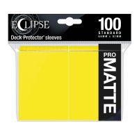 Ultra Pro Eclipse Sleeves - Gelb Matt (100 Kartenhüllen)