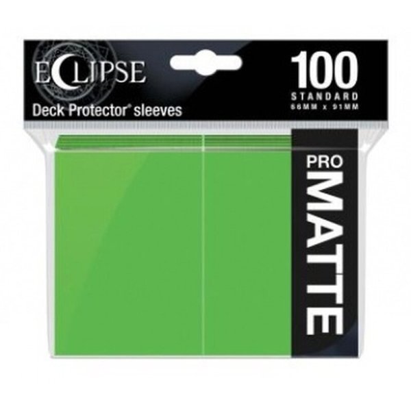 Ultra Pro Eclipse Sleeves - Hellgr&uuml;n Matt (100 Kartenh&uuml;llen)