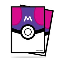 Pokemon Sleeves Meisterball, (65 matte Kartenh&uuml;llen)