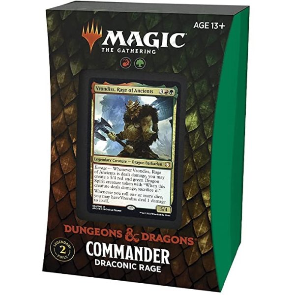 D&amp;D: Adventures in the Forgotten Realms Commander Deck - Draconic Rage (englisch)