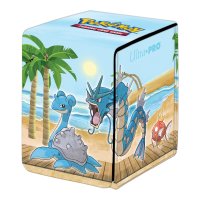 Ultra Pro Pokemon Flip Deck Box - Gallery Series Seaside Kapador, Garados, Lapras