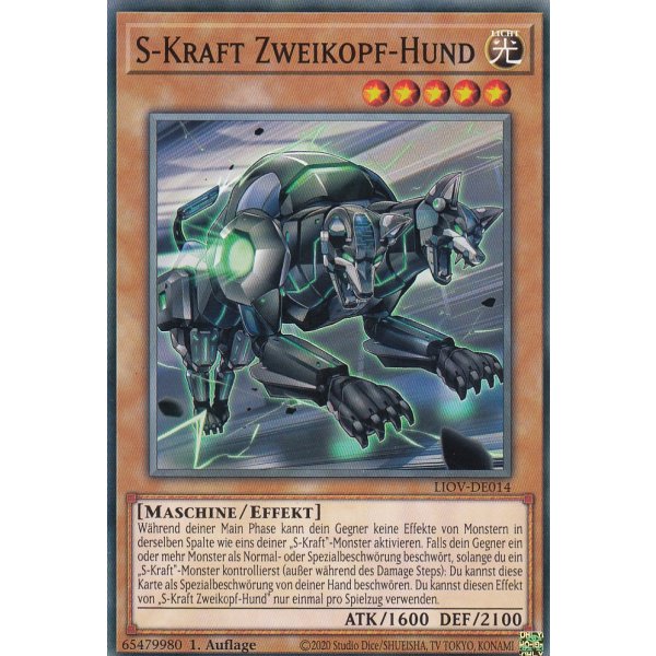 S-Kraft Zweikopf-Hund LIOV-DE014