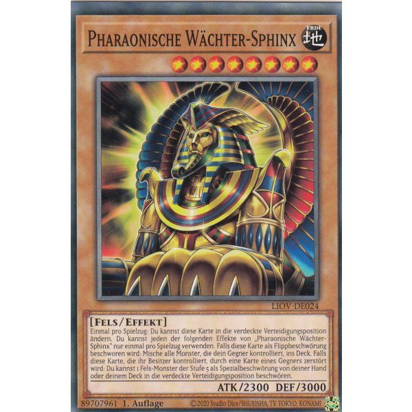 Pharaonische W&auml;chter-Sphinx LIOV-DE024
