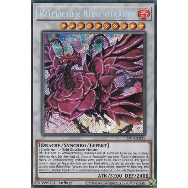 R&ouml;tlicher Rosendrache LIOV-DE035