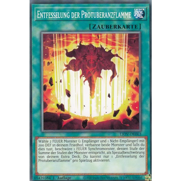 Entfesselung Der Protuberanzflamme LIOV-DE063