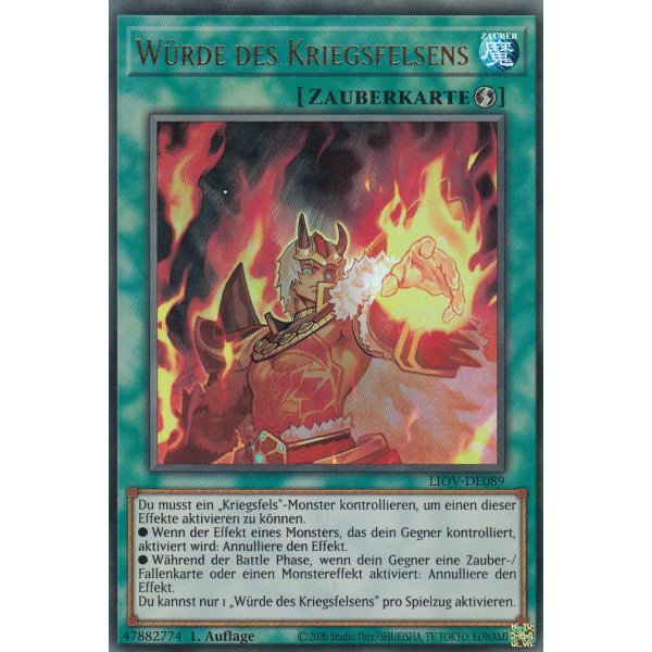 W&uuml;rde Des Kriegsfelsens LIOV-DE089