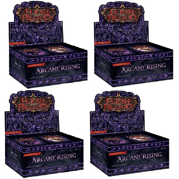 4 Arcane Rising Booster Displays (geschlossenes Case) - Unlimited EN