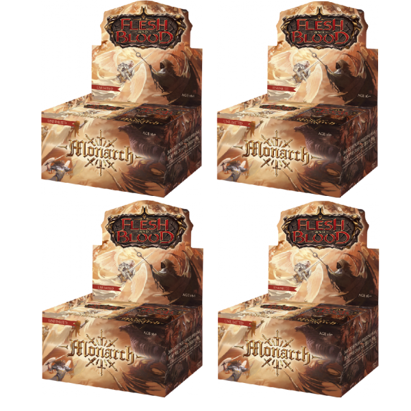 4 Monarch Booster Displays (geschlossenes Case) - Unlimited EN