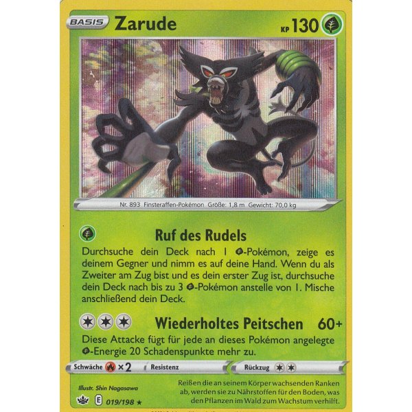Zarude 019/198 HOLO