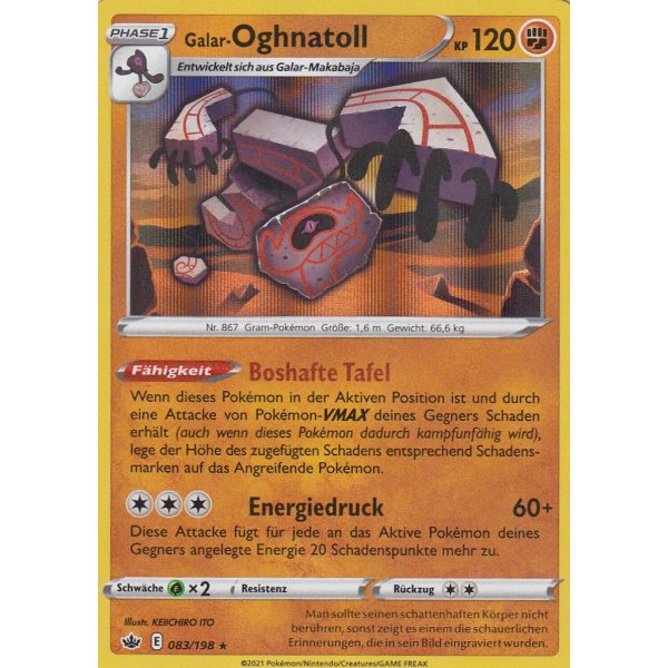 Galar-Oghnatoll 083/198 HOLO