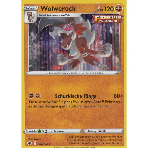 Wolwerock 087/198 HOLO