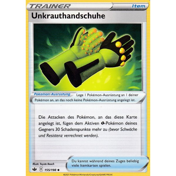 Pokemon Karten SWSH06 Schaurige Herrschaft 143/198 Handschuhe der Redlichkeit #1
