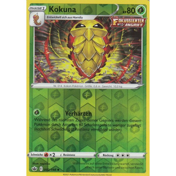 Kokuna 002/198 REVERSE HOLO