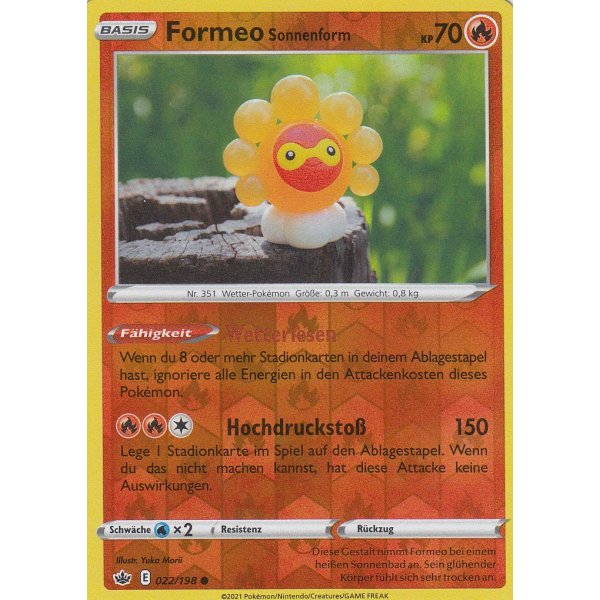 Formeo Sonnenform 022/198 REVERSE HOLO