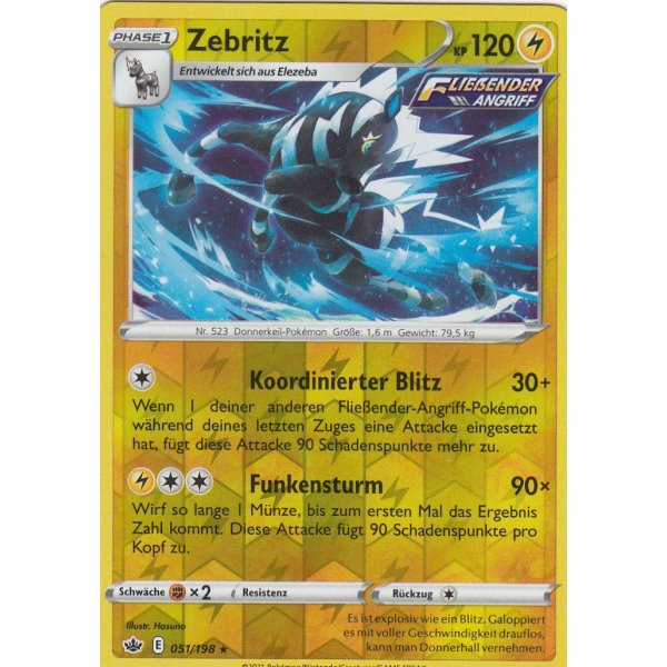 Zebritz 051/198 REVERSE HOLO
