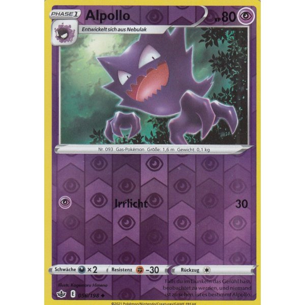 Alpollo 056/198 REVERSE HOLO