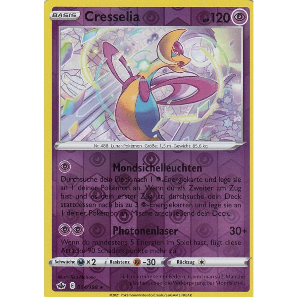 Cresselia 064/198 HOLO REVERSE HOLO