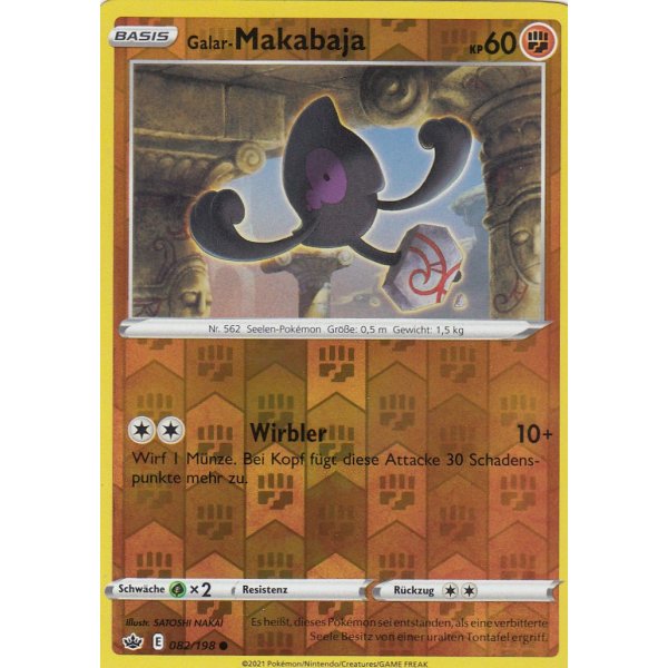 Galar-Makabaja 082/198 REVERSE HOLO