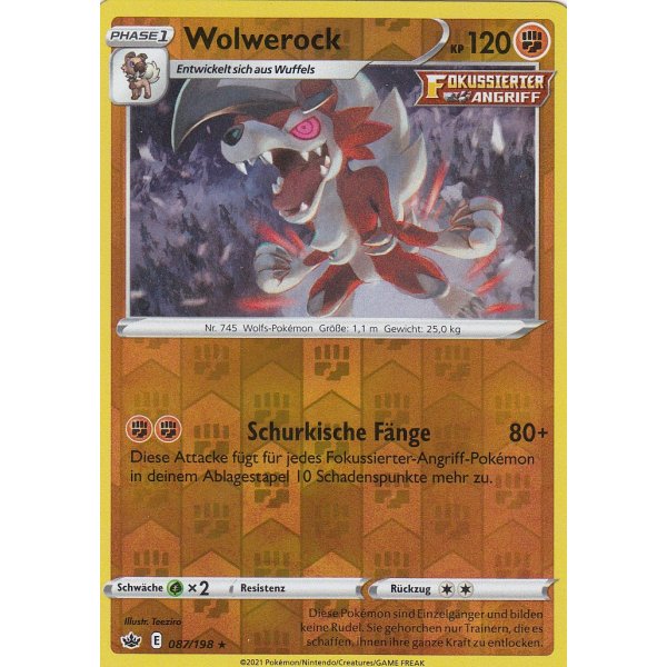 Wolwerock 087/198 HOLO REVERSE HOLO