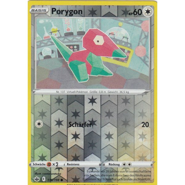 Porygon 116/198 REVERSE HOLO