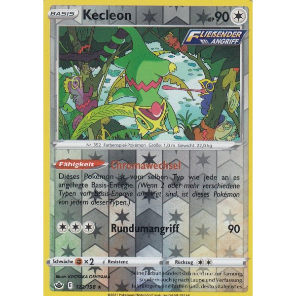 Kecleon 122/198 REVERSE HOLO