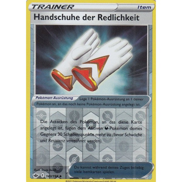 Handschuhe der Redlichkeit 143/198 REVERSE HOLO