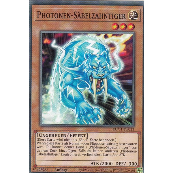 Photonen-S&auml;belzahntiger EGO1-DE013