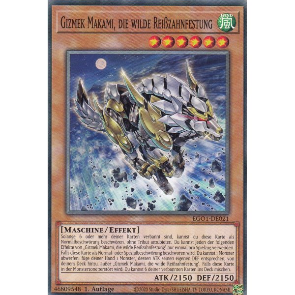 Gizmek Makami, Die Wilde Rei&szlig;zahnfestung EGO1-DE021