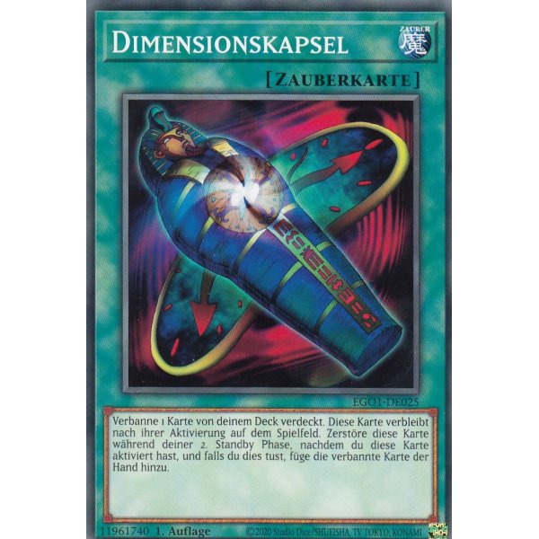 Dimensionskapsel EGO1-DE025