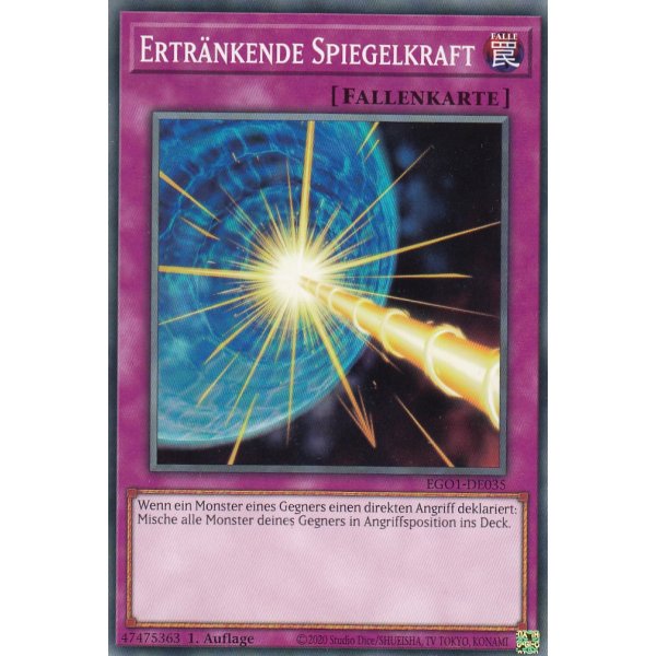 Ertr&auml;nkende Spiegelkraft EGO1-DE035