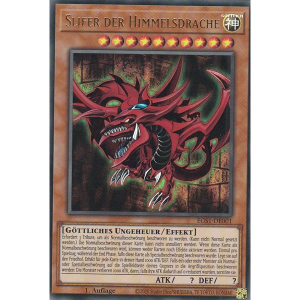 Slifer Der Himmelsdrache EGS1-DE001
