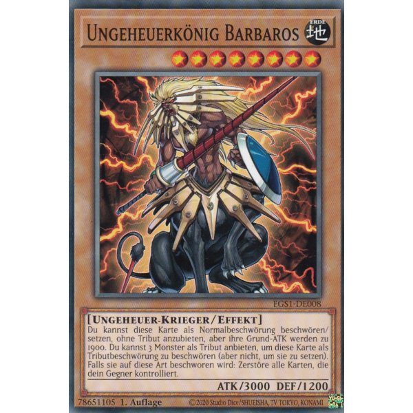 Ungeheurk&ouml;nig Barbaros EGS1-DE008