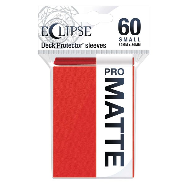 Ultra Pro Eclipse Sleeves - Rot Matt small (60 Kartenh&uuml;llen)