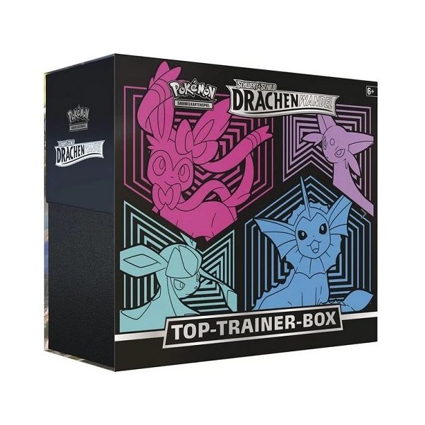 Schwert &amp; Schild Drachenwandel Top Trainer Box - Evolution Version 1