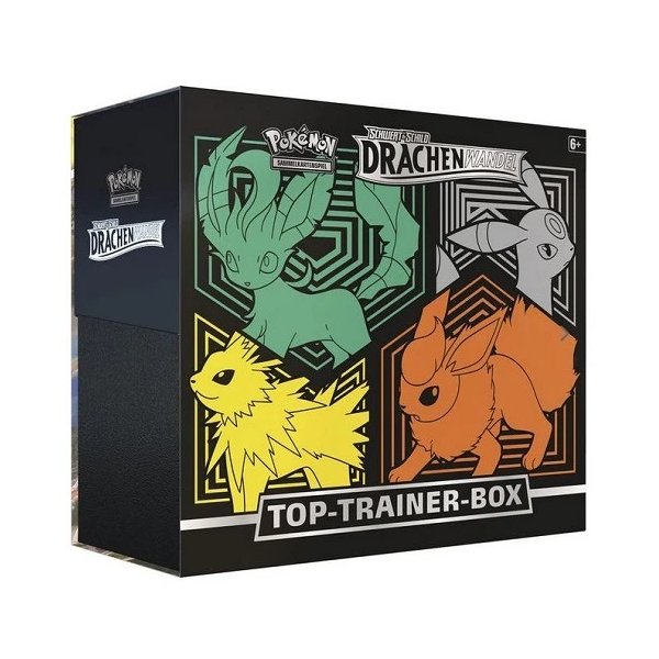 Schwert &amp; Schild Drachenwandel Top Trainer Box - Evolution Version 2