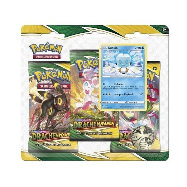 Schwert &amp; Schild Drachenwandel 3-Pack Blister - Kubuin