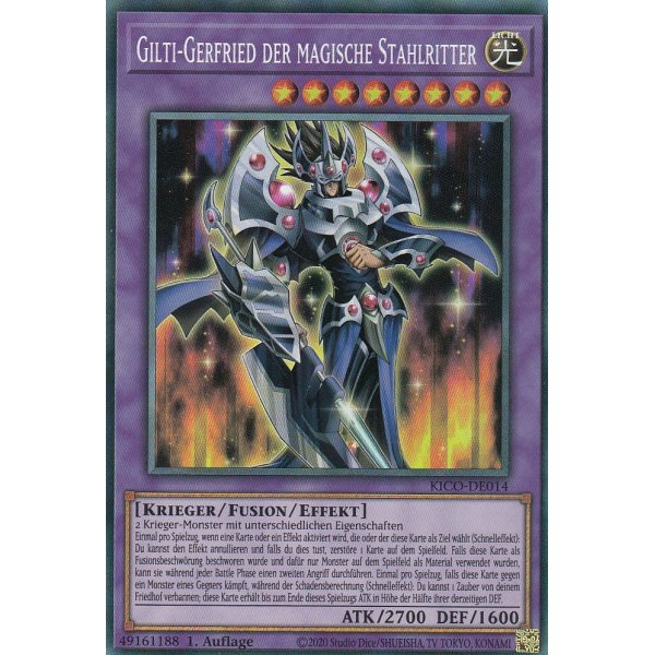 Gilti-Gerfried der magische Stahlritter (Collector Rare) KICO-DE014-CR-Collector-Rare