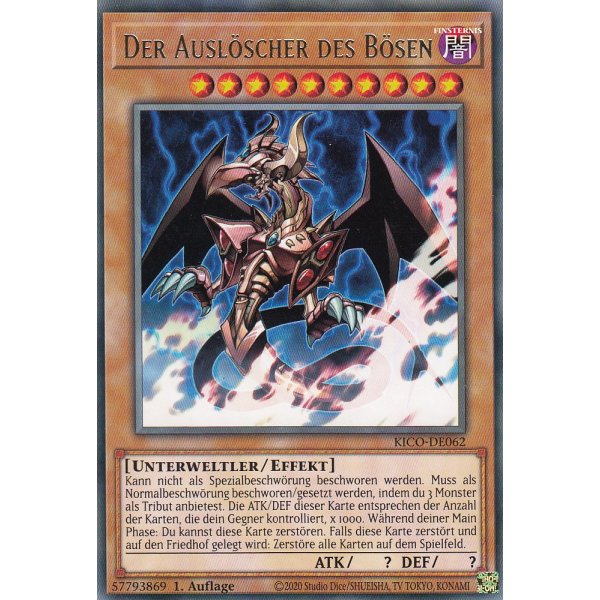 Der Ausl&ouml;scher des B&ouml;sen KICO-DE062
