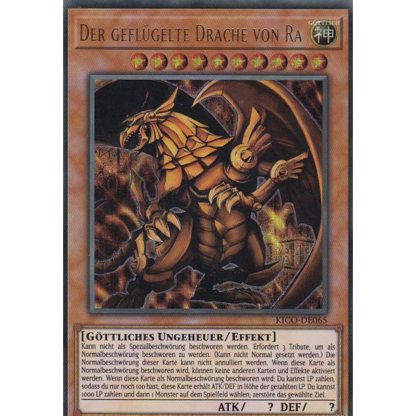 Der Gefl&uuml;gelte Drache Des Ra KICO-DE065