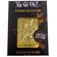 Yu-Gi-Oh! 24 Karat Gold plattiert Metallplatte Dark Magician Girl *LIMITIERTE EDITION*