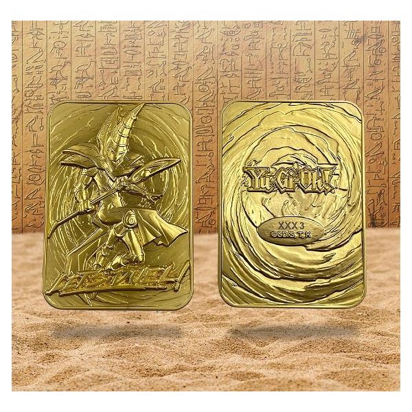 Yu-Gi-Oh! 24 Karat Gold plattiert Metallplatte Dark Magician *LIMITIERTE EDITION*