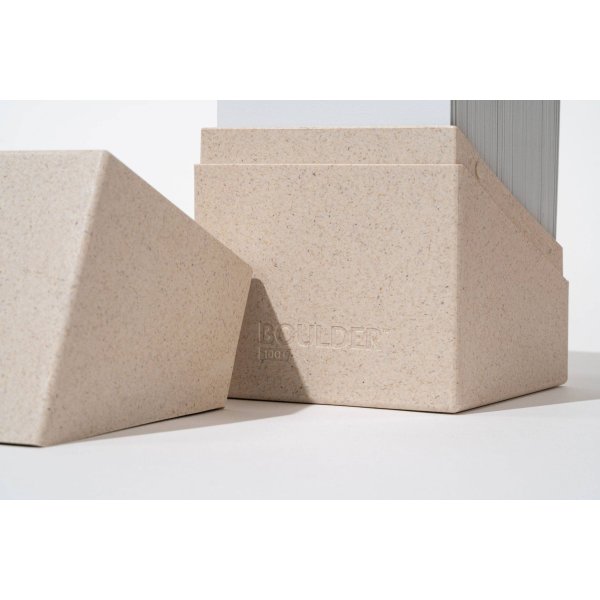 Ultimate Guard Return To Earth Boulder Deck Case 100+ Standardgr&ouml;&szlig;e - Natural