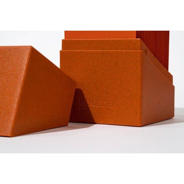 Ultimate Guard Return To Earth Boulder Deck Case 100+ Standardgr&ouml;&szlig;e - Orange