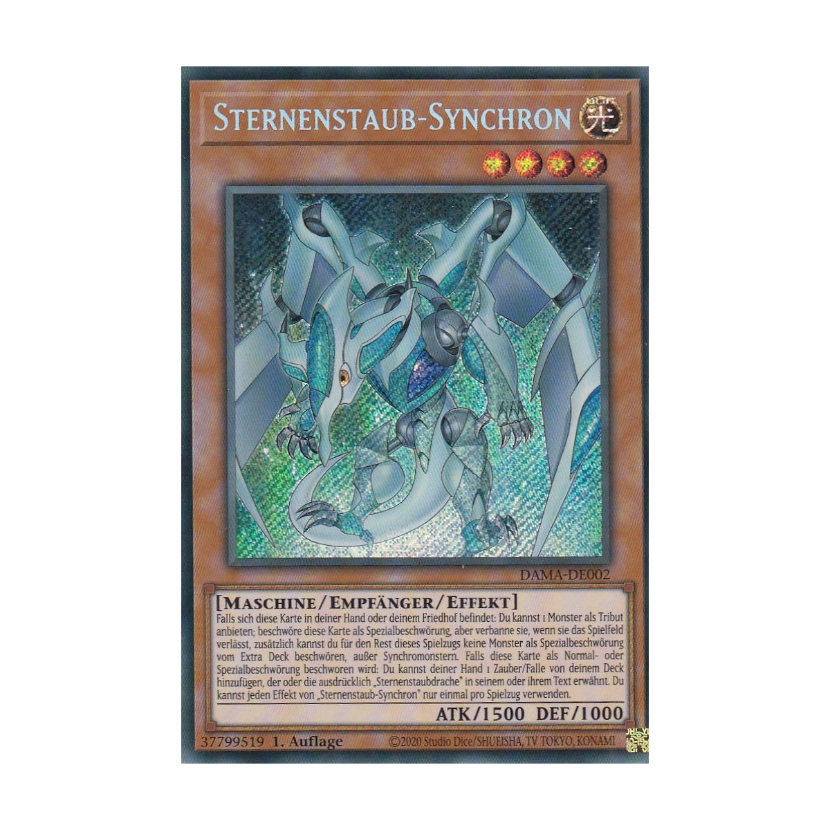 Stardust Synchron - DAMA-EN002 - Secret Rare - 1ª Edición