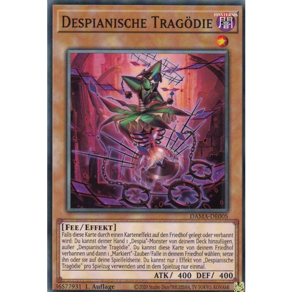 Despianische Trag&ouml;die DAMA-DE005