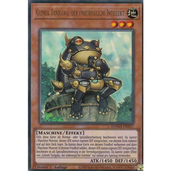 Gizmek Taniguku, der unbewegliche Intellekt DAMA-DE017