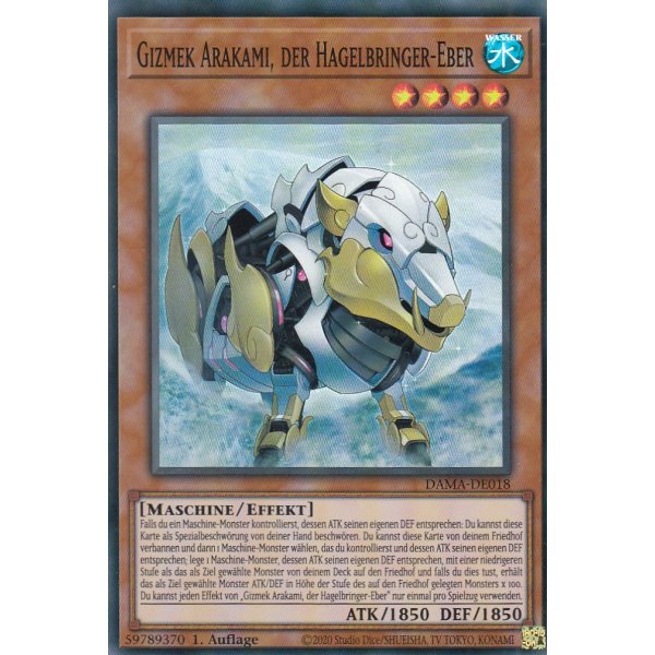 Gizmek Arakami, der Hagelbringer-Eber DAMA-DE018