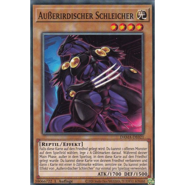 Au&szlig;erirdischer Schleicher DAMA-DE021