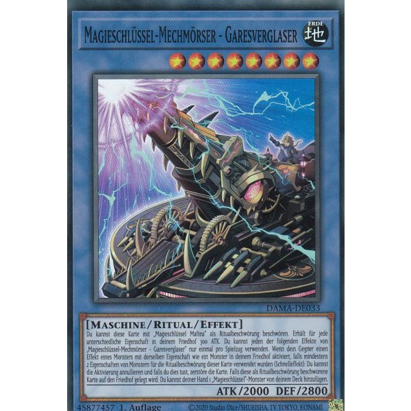 Magieschl&uuml;ssel-Mechm&ouml;rser-Garesverglaser DAMA-DE033